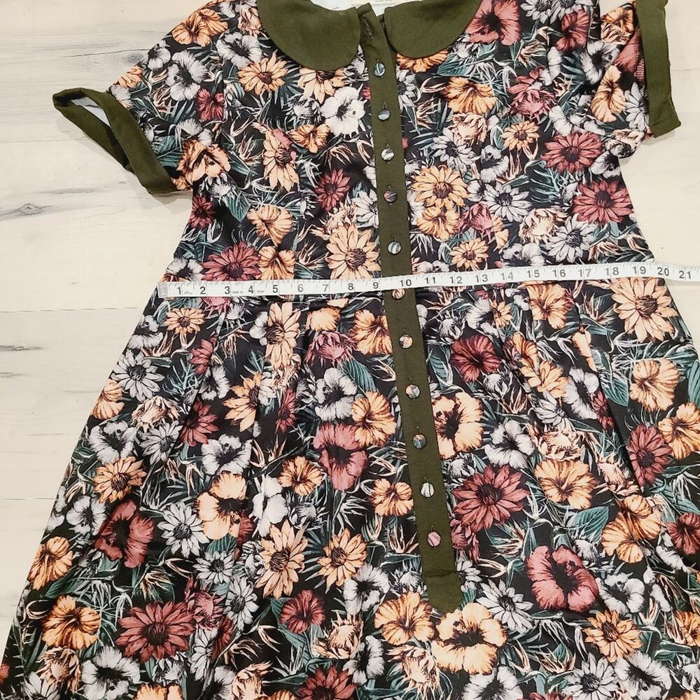 Eshakti Collared Button Front Swing Dress - image 5